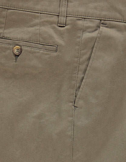 Blackpool Trousers Pleated with Turn-Up | Brown
