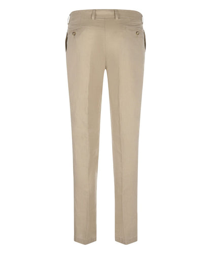 Chino Derby Linen and Cotton | Brown