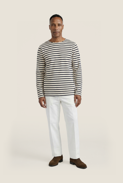 Meridien Moderner Pullover | Weiß