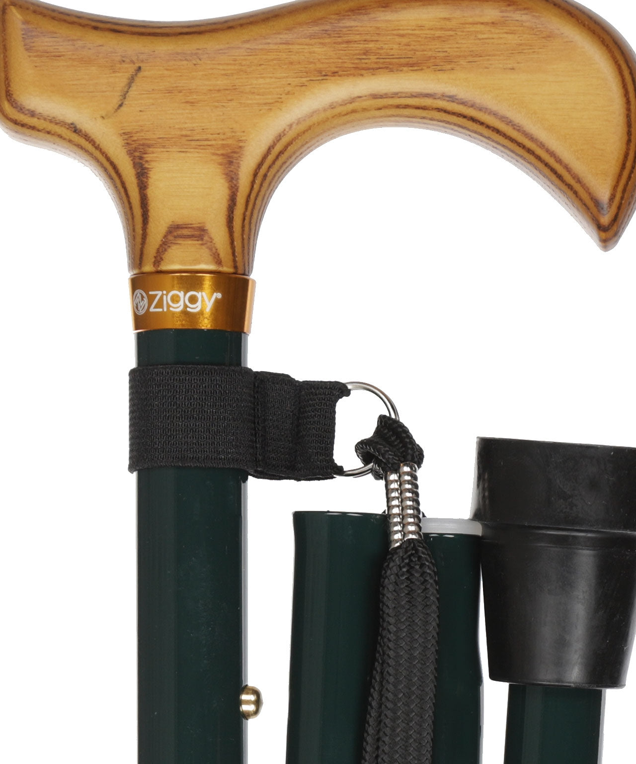 Folding Walking Stick | Donker Groen