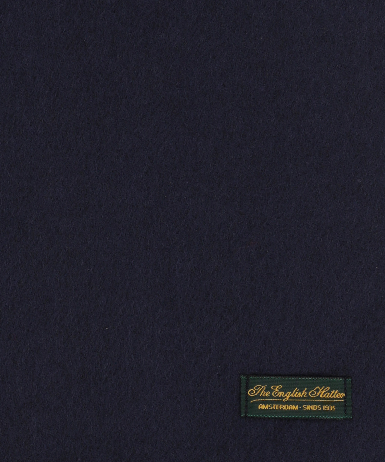 Checked Scarf wool | Navy Blue