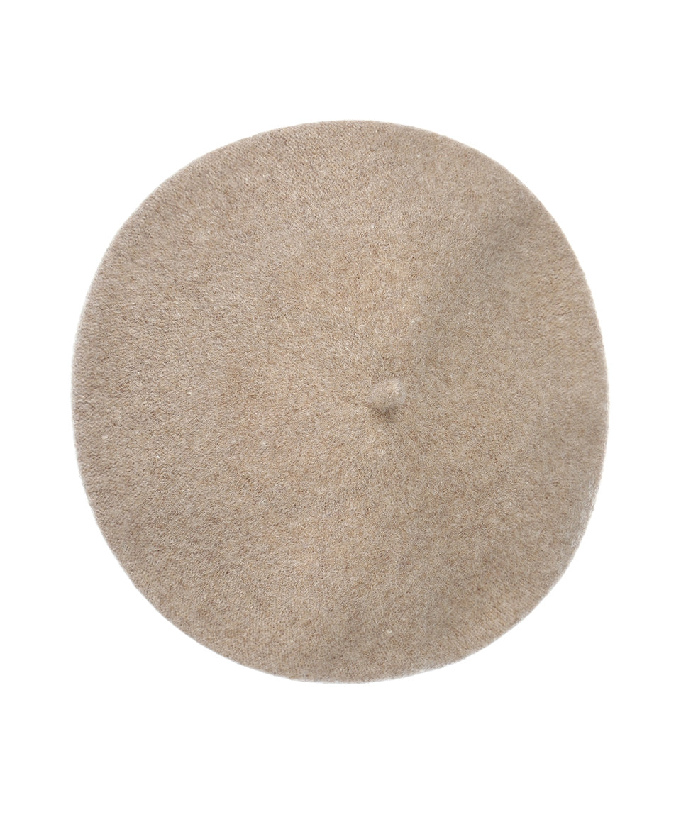Wool Beret | Beige