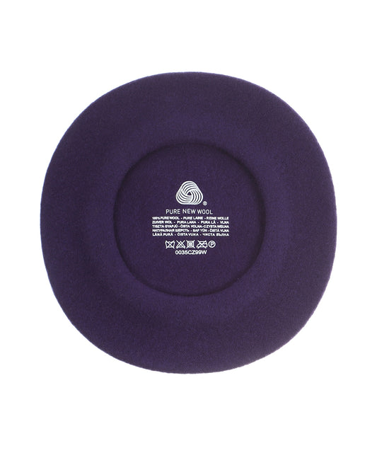 Wool Beret | Purple