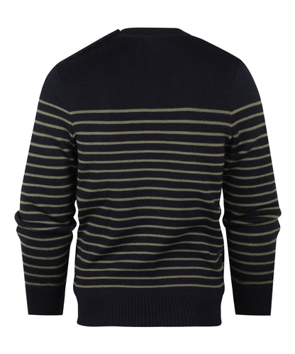 Saint James Pullover BinicII Round Neck | Green