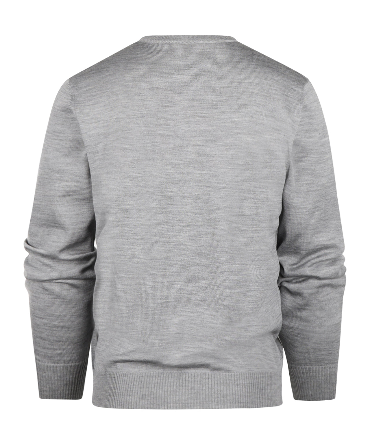 Merino wool v-neck sweater | Gray