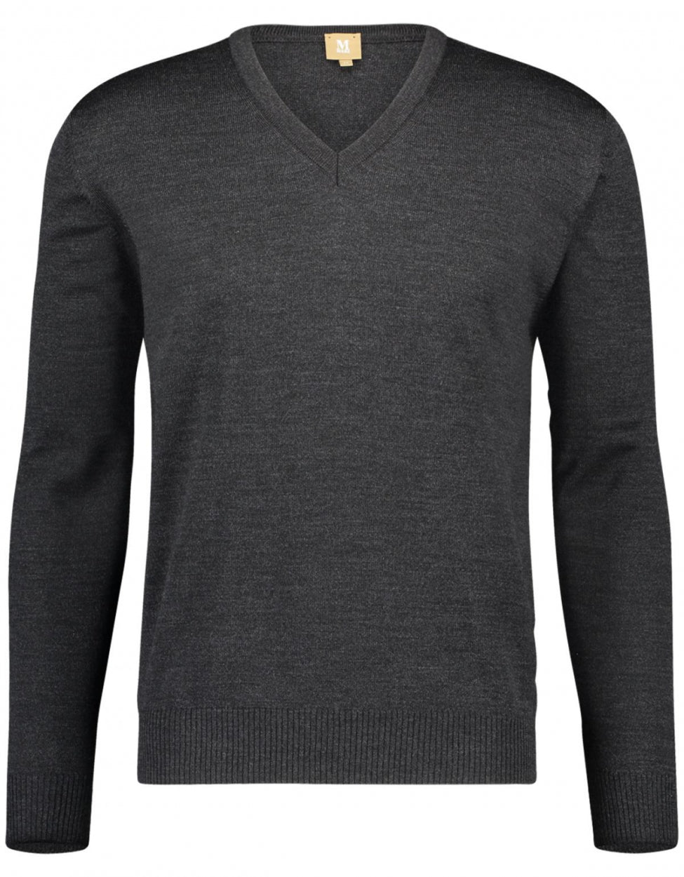 V-Hals Pullover | Donkergrijs