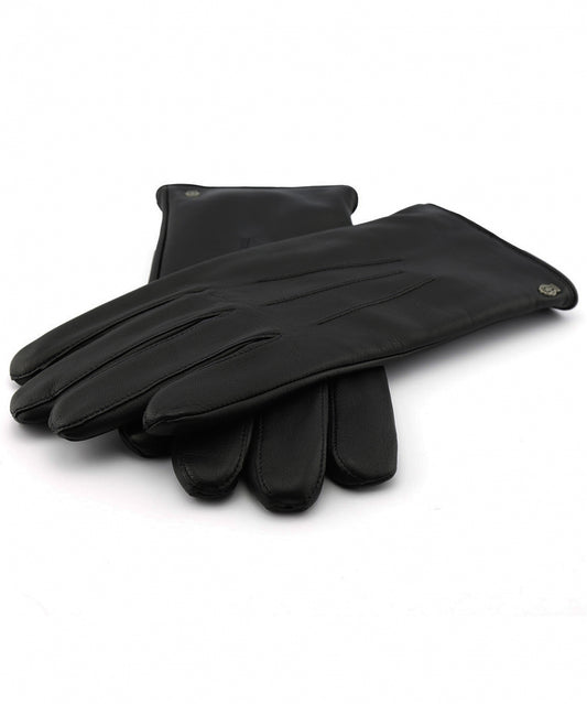 Handschuh aus weichem Nappaleder | Schwarz