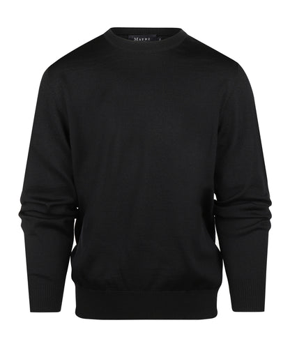 Maerz crew neck sweater | Black