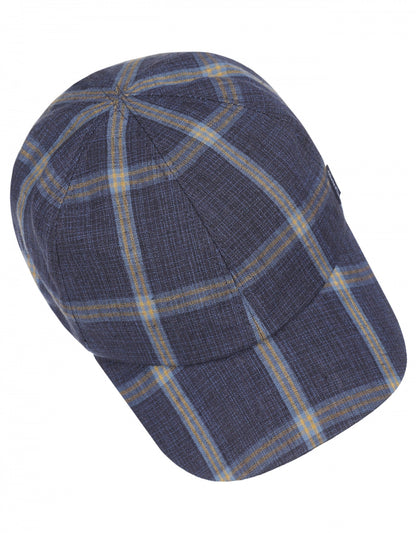 Baseball cap | Donker Blauw Tartan