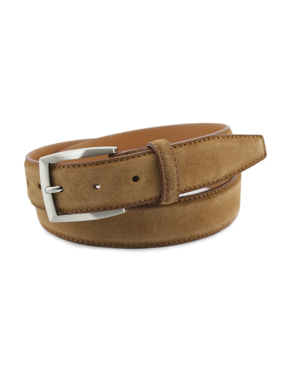 Suede Riem | Cognac