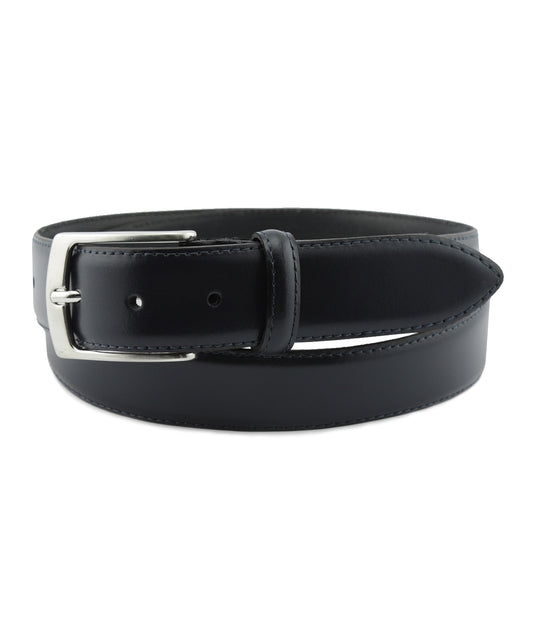 Leather belt | Navy Blue