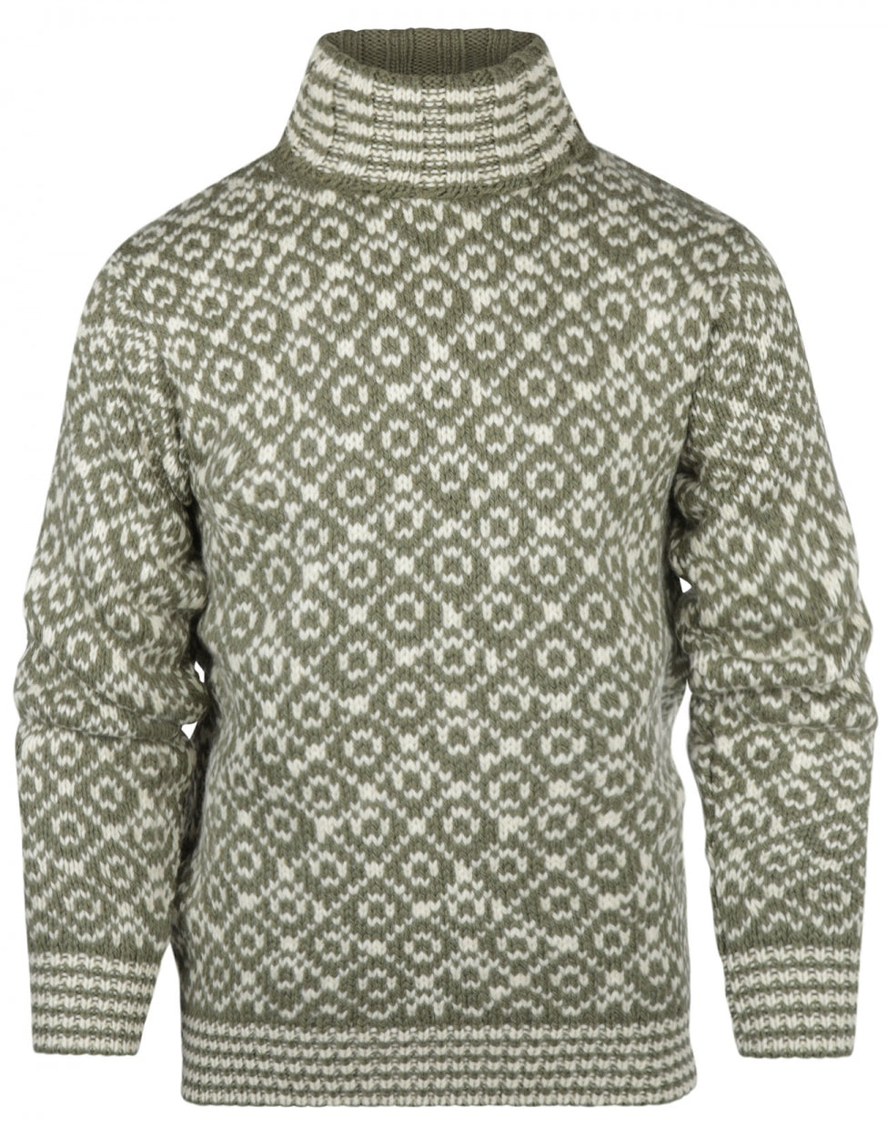 Rollkragenpullover Svalbard | Grün