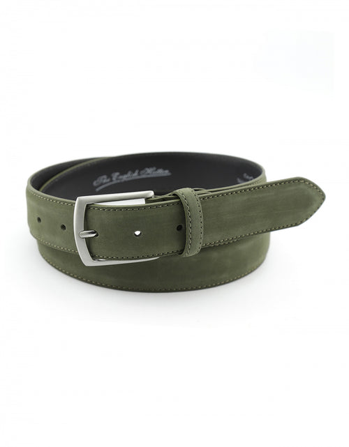 Verfijnde suede riem | Bruin