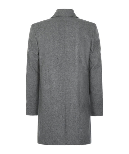 Long coat wool mix Hans | Grey