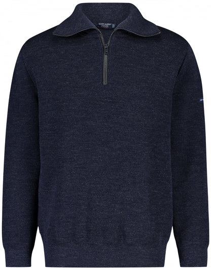 Rits Pullover Cotentin | Bleu Chine
