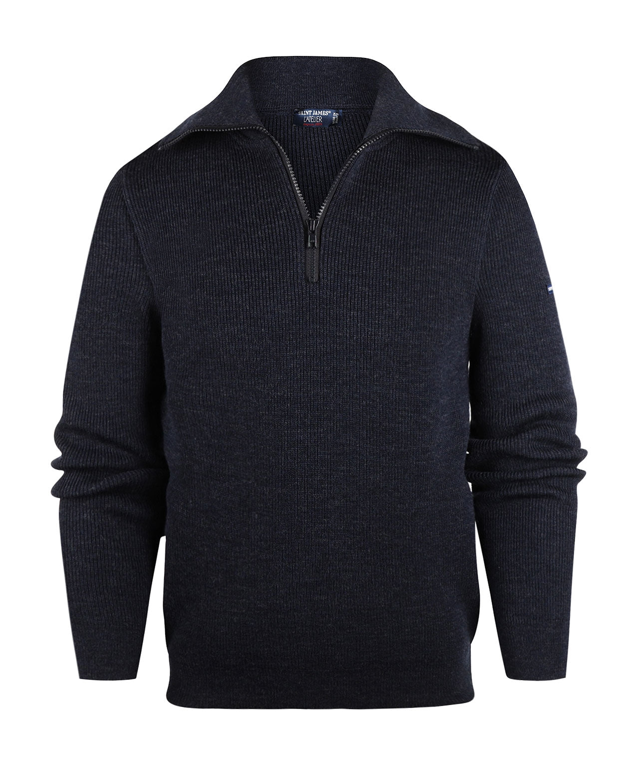 Rits Pullover Cotentin | Bleu Chine