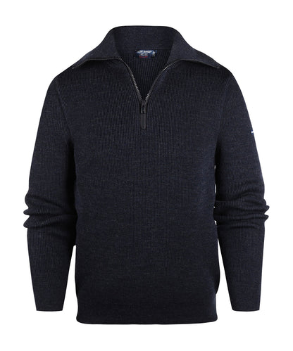 Rits Pullover Cotentin | Bleu Chine