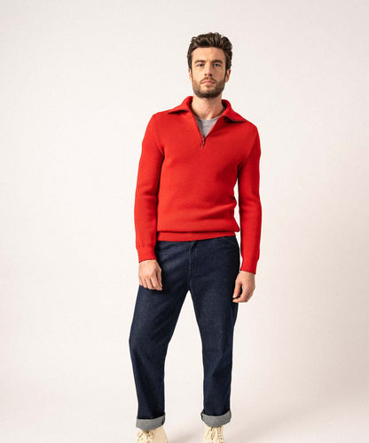 Rits Pullover Cotentin | Rouge