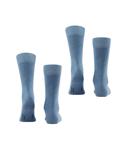 Falke 2er-Pack Happy | Dunkelblau