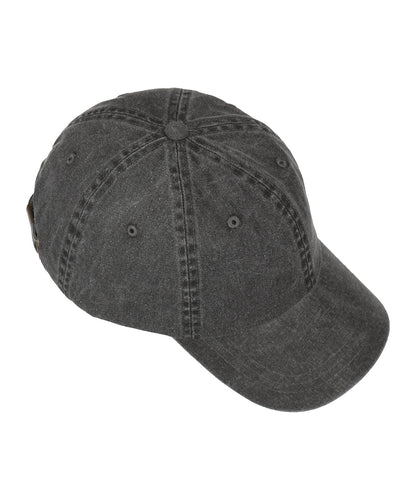 Baseball Cap Katoen | Zwart Denim