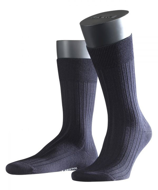 Bristol Pure Herrensocken | Blau