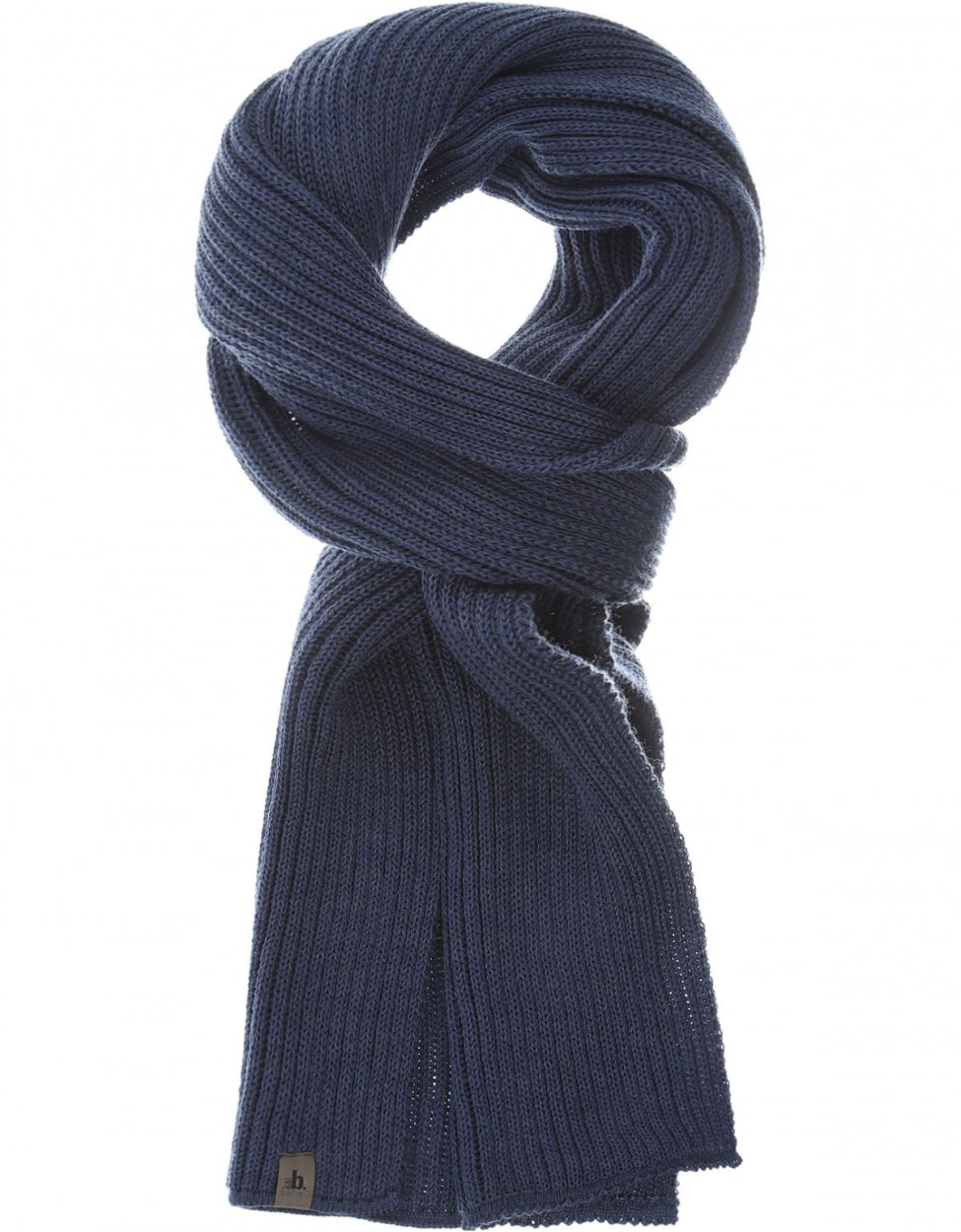 Gestrickter Wollschal | Denim