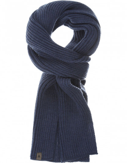 Gestrickter Wollschal | Denim