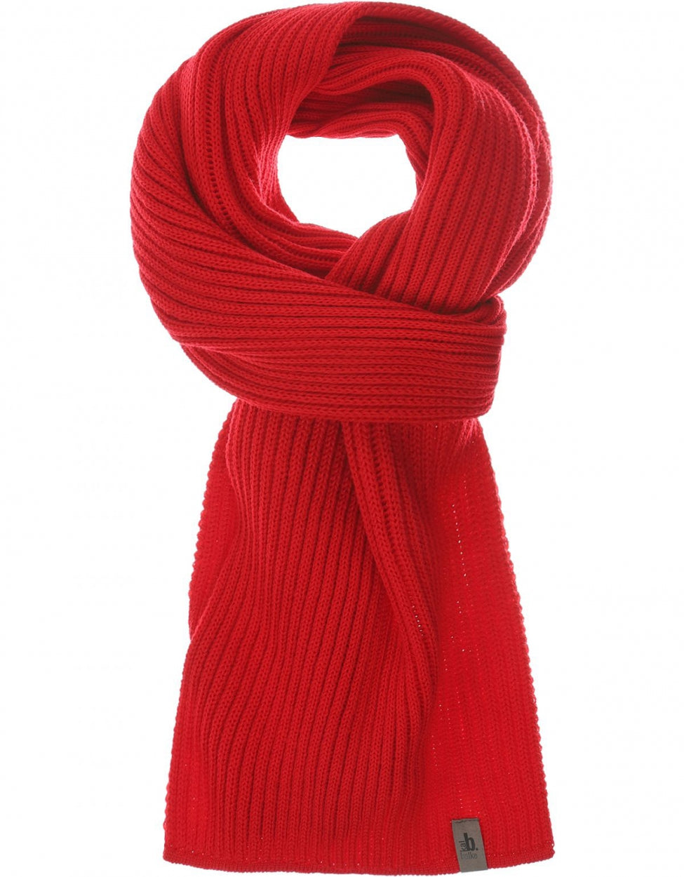 Gestrickter Wollschal | Rot