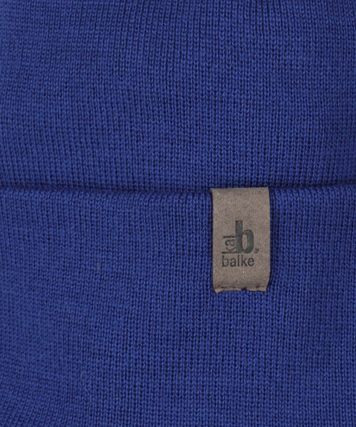 Fijn Geweven Wollen Muts | Blauw