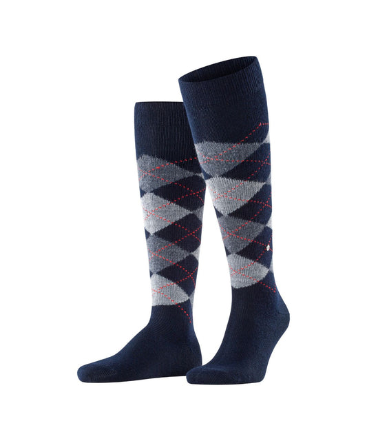Preston Kniekous | Navy/Grey diamond check