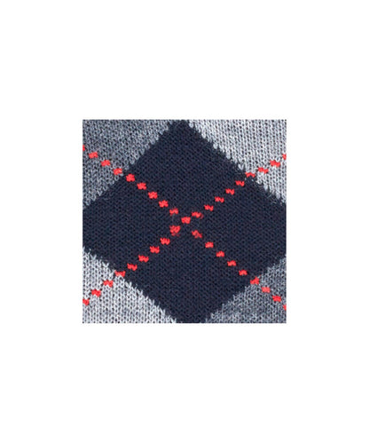 Preston Kniekous | Navy/Grey diamond check