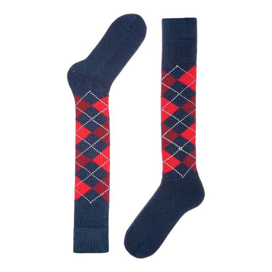 Preston Kniekous | Denim/Red diamond check