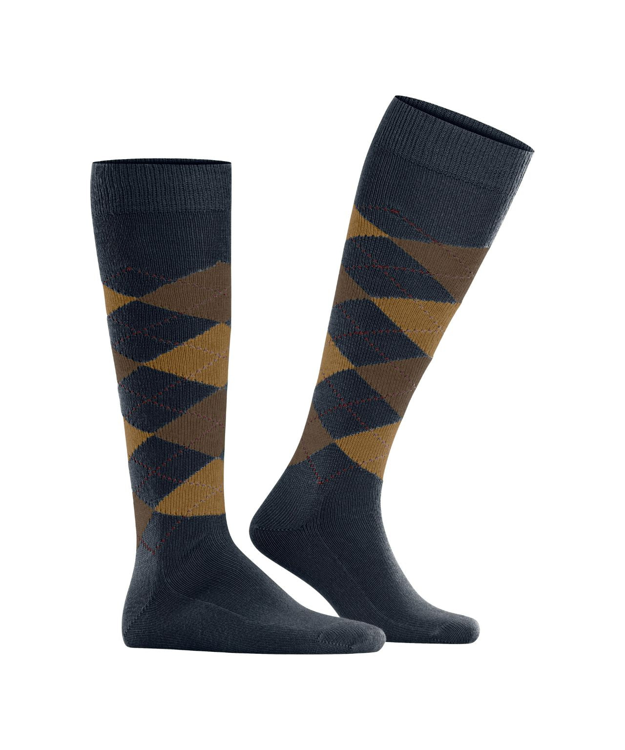 Preston Kniekous | Dark Blue/Brown diamond check