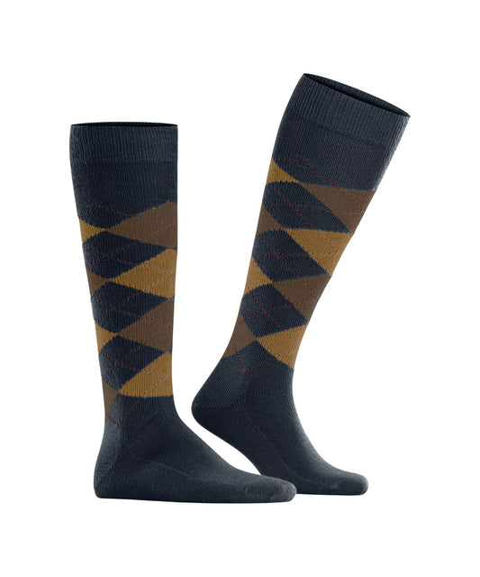 Preston Kniekous | Dark Blue/Brown diamond check