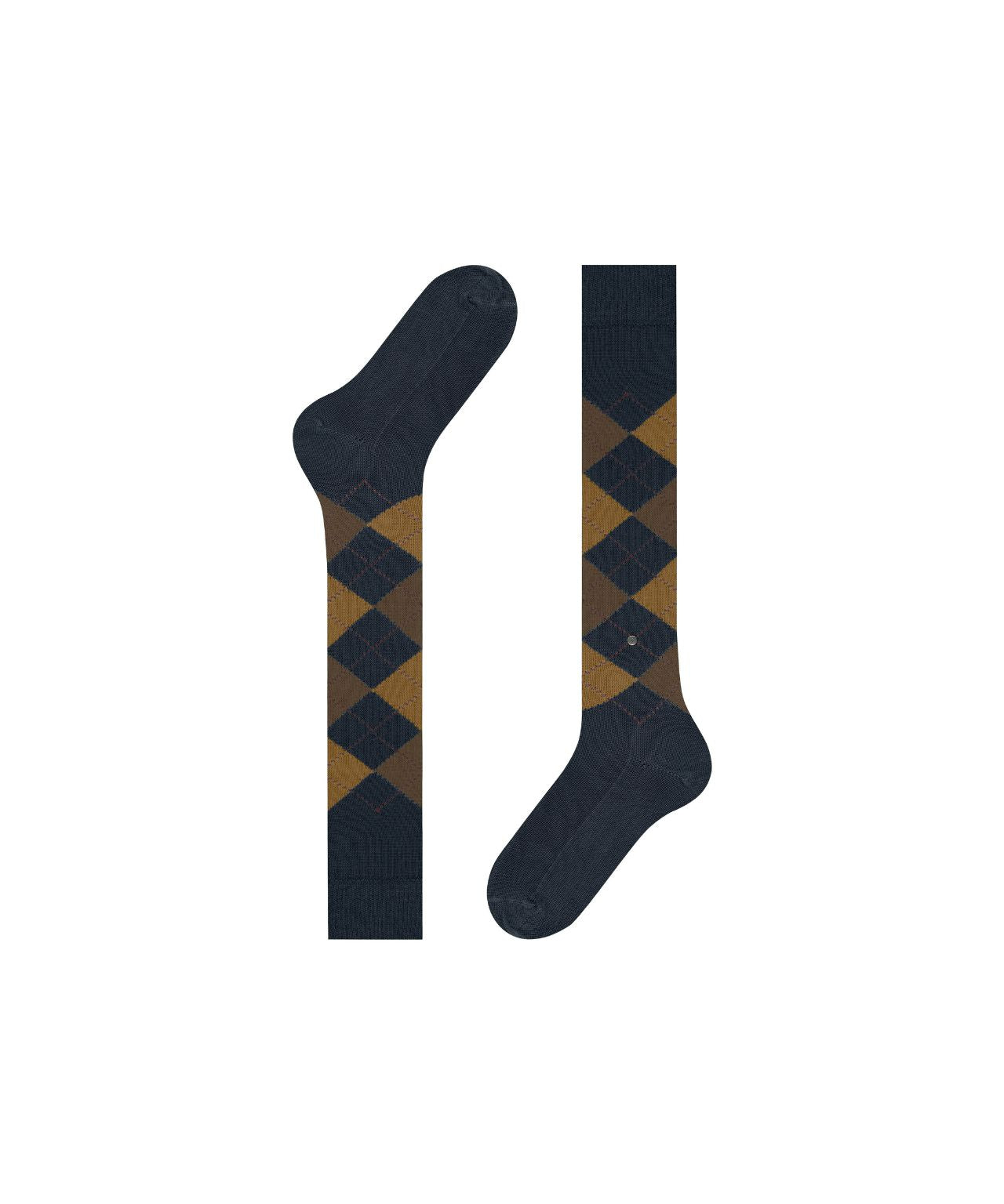Preston Kniekous | Dark Blue/Brown diamond check