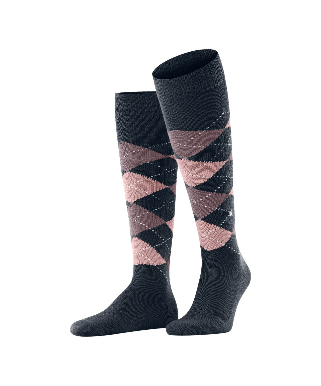 Preston Kniekous | Dark Blue/Powder Pink diamond check