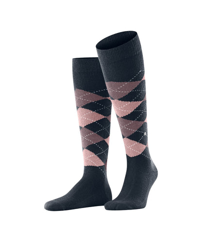 Preston Kniekous | Dark Blue/Powder Pink diamond check