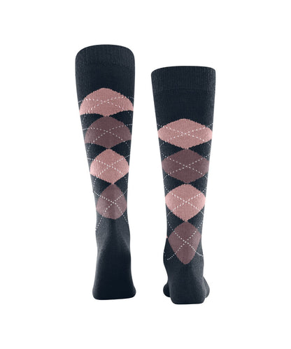 Preston Kniekous | Dark Blue/Powder Pink diamond check