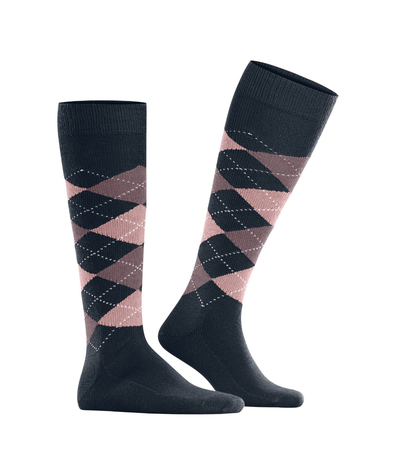 Preston Kniekous | Dark Blue/Powder Pink diamond check