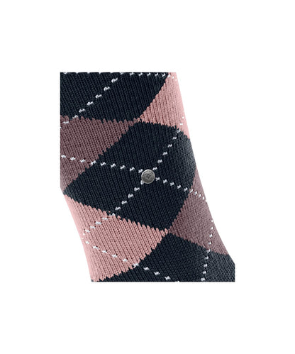 Preston Kniekous | Dark Blue/Powder Pink diamond check