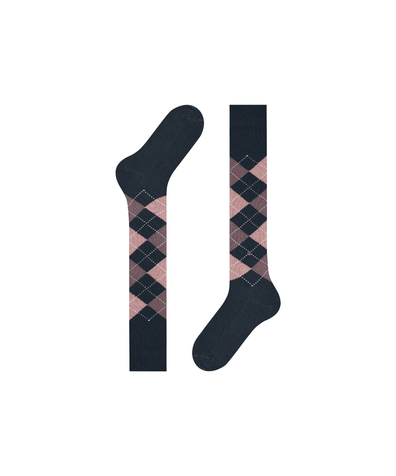 Preston Kniekous | Dark Blue/Powder Pink diamond check