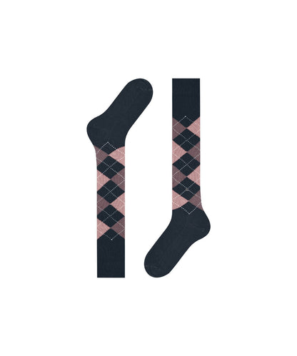 Preston Kniekous | Dark Blue/Powder Pink diamond check