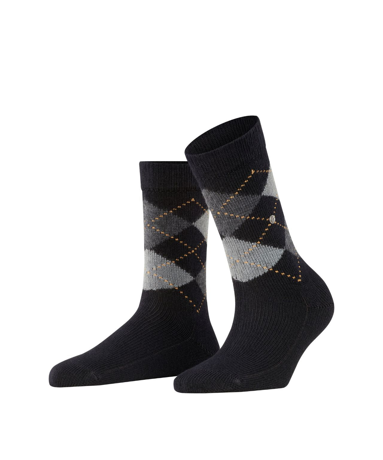 Whitby Damensocken | Schwarz