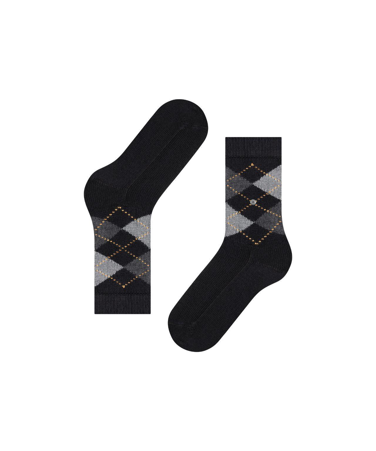 Whitby Damensocken | Schwarz