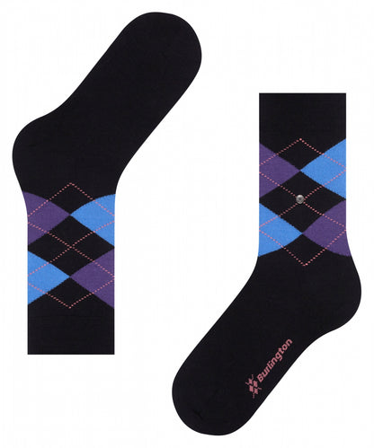 Marylebone Damensocken | Schwarz