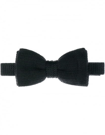 Stylish Silk Bow | Black