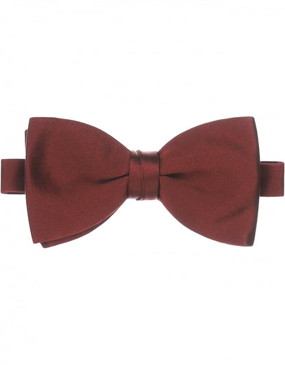 Strik zijde | Bordeaux Rood