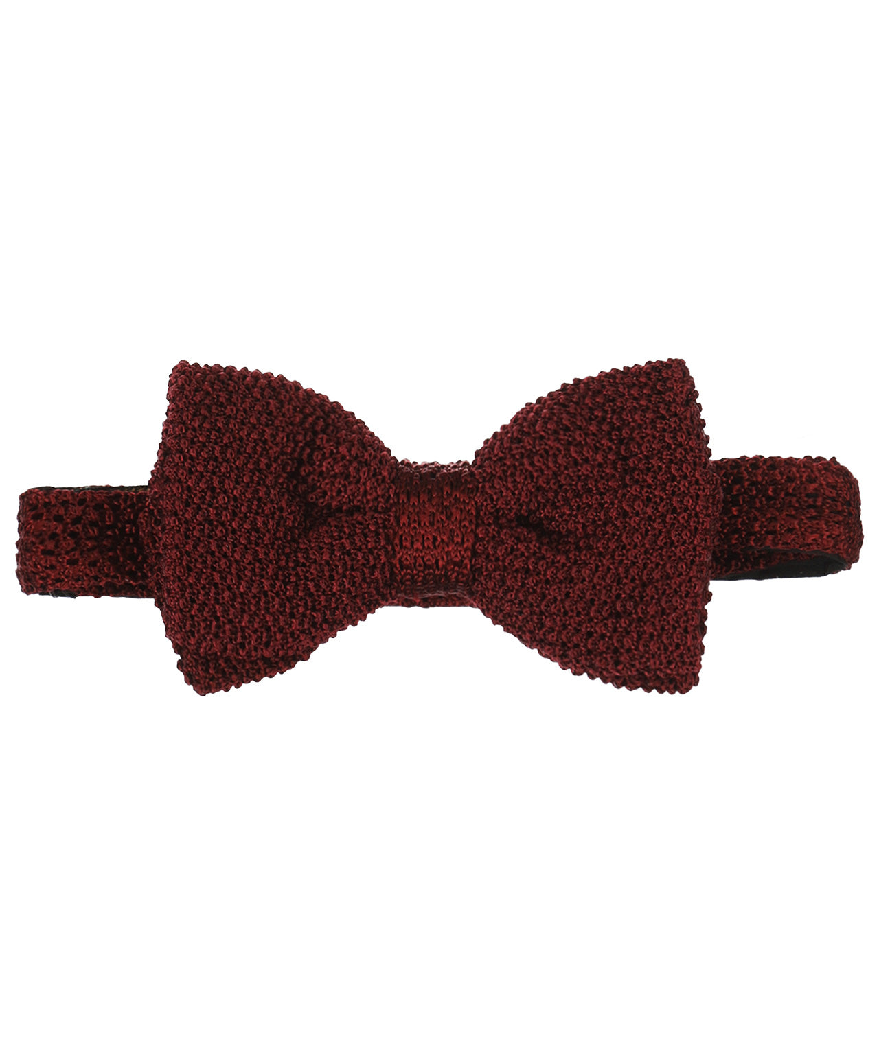 Elegant Silk Bow | Bordeaux Red
