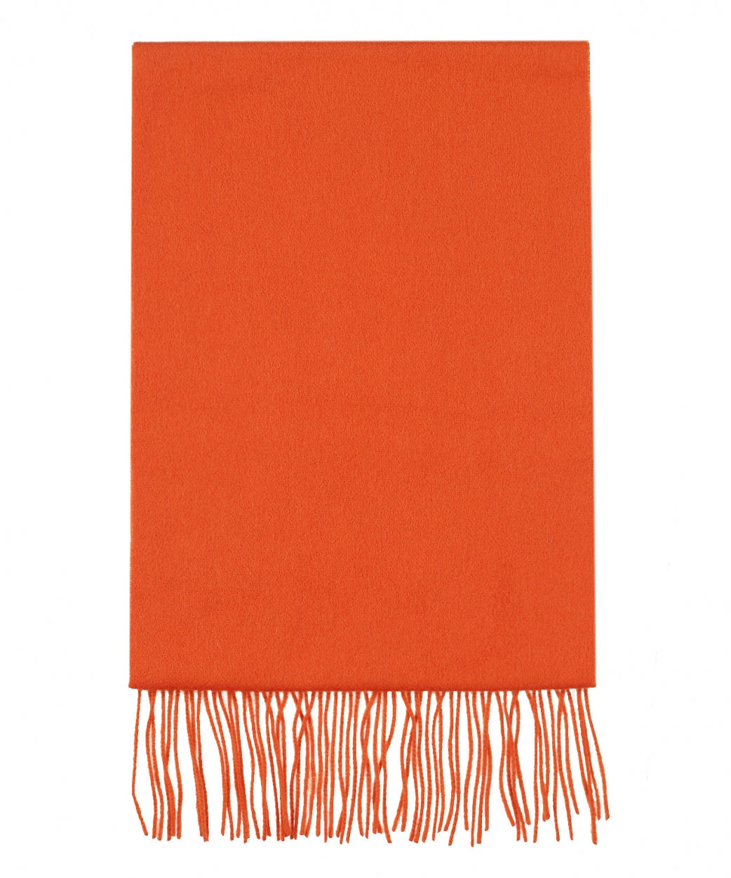 Schal aus Lammwolle, 190 x 30 cm | Orange