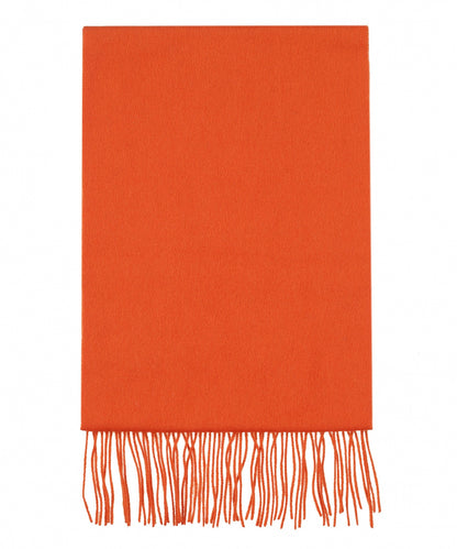 Schal aus Lammwolle, 190 x 30 cm | Orange